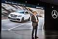 Mercedes Benz GLE world premiere and Tobias Moers CEO of Mercedes AMG at the New York International Auto Show 2015